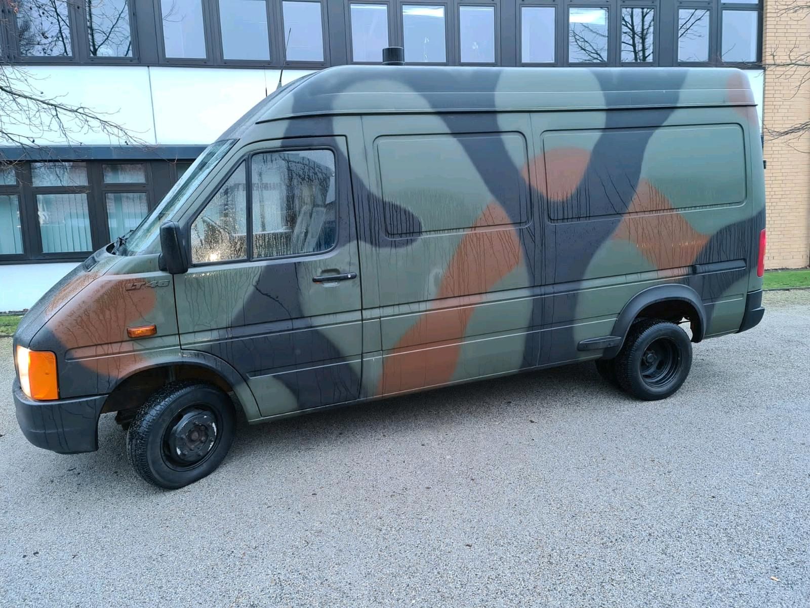 Volkswagen LT46 camouflage vanlife